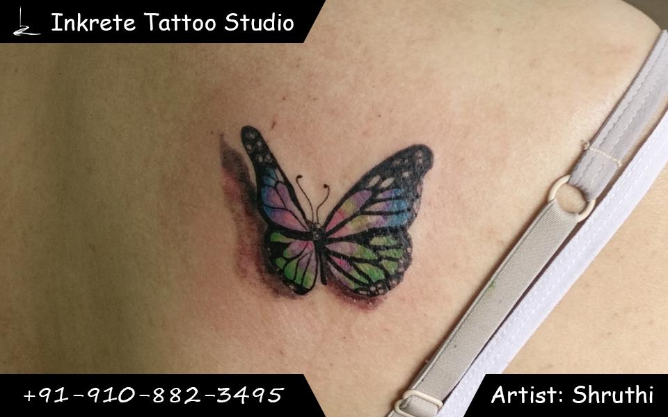 butterfly tattoo, 3d tattoo, small tattoo ideas